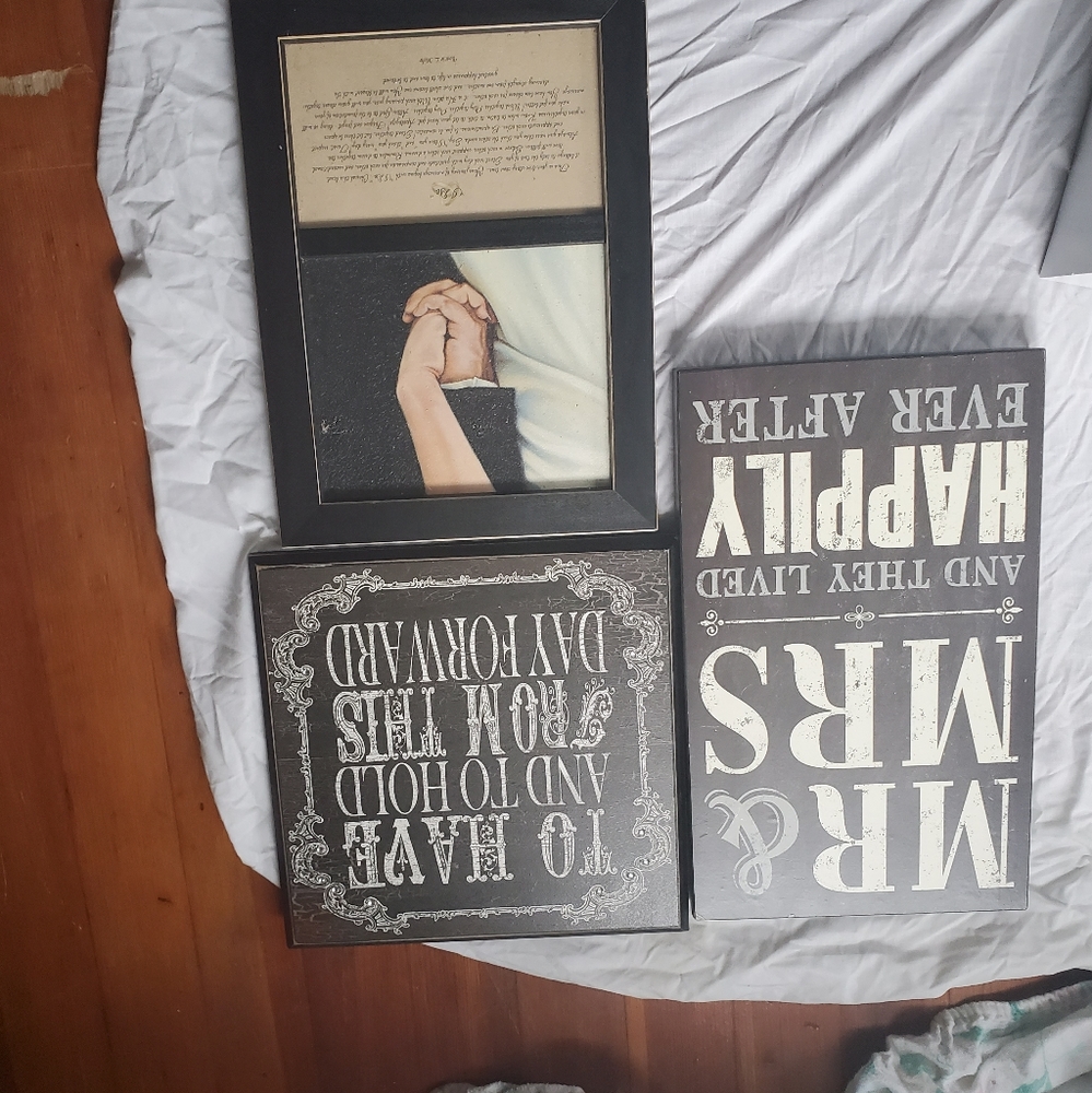 set of 3 beautiful pictures very well make